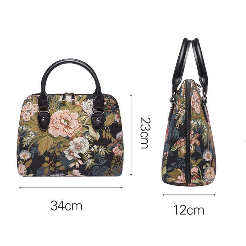 SA Tapestry Women Handbag Shoulder bag Crossbody Satchel Messenger Bag For office worker ladies P ra Parttern