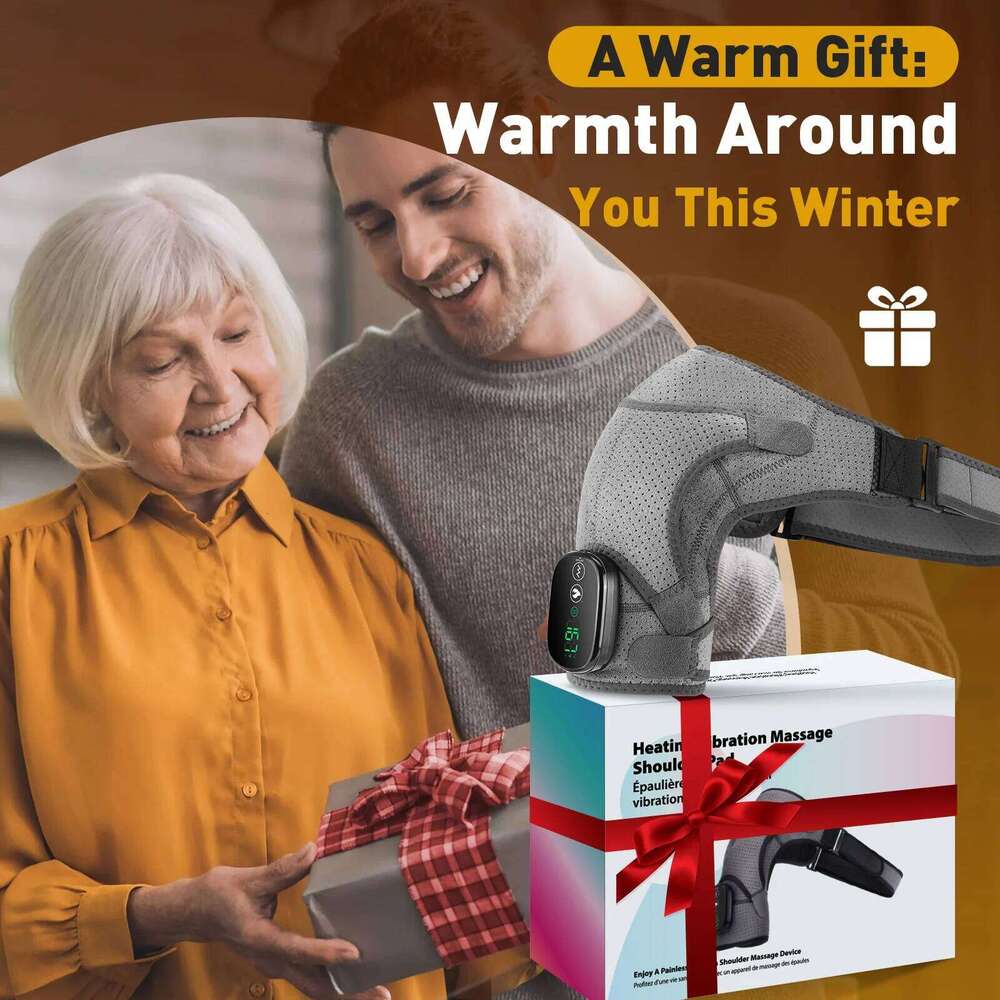 Electric Heating Pad 3 Modes Vibration Shoulder Knee Elbow Relax Belt Hot Compress Thermal Massager Health Care