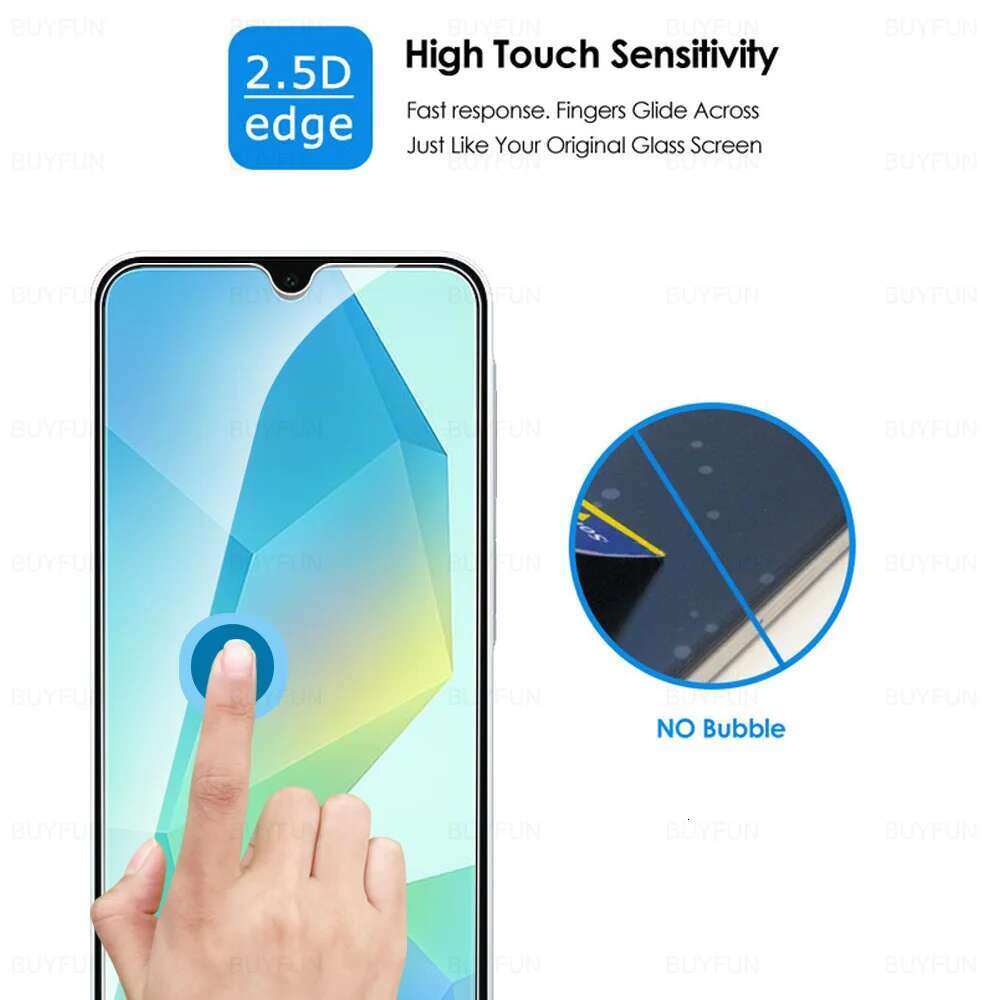 1-5Pcs For Samsung Galaxy A16 5G Tempered Glass Case Friendly Anti-Scratch HD 9H Transparent Screen Protector SamsungA16 A 16 4G