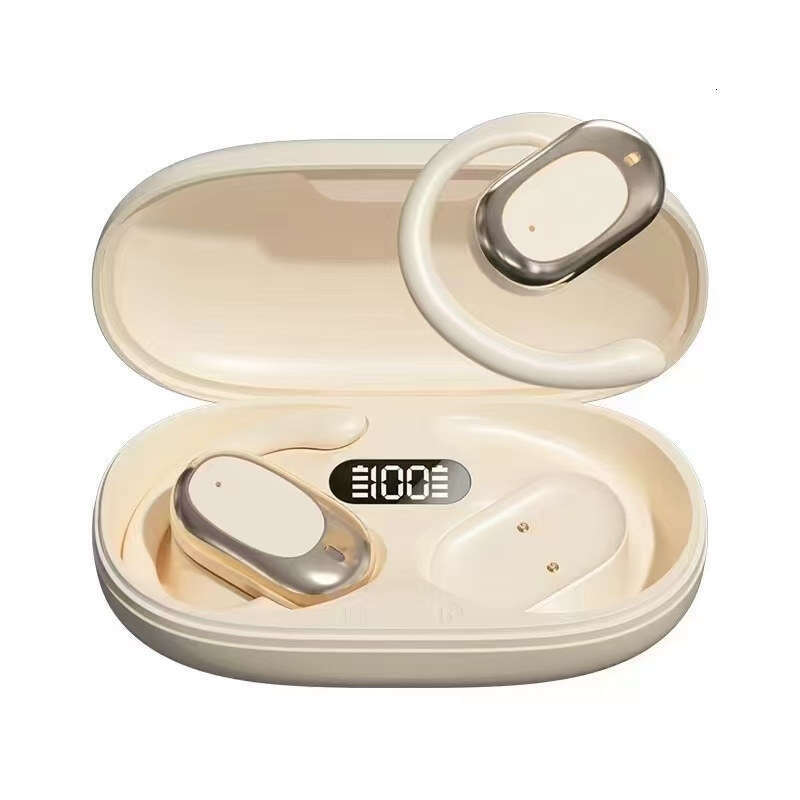 Famous Brand Smart AI Translation M Non In Ear Open Ear Digital Display Air Conduction OWS Bluetooth Earphones