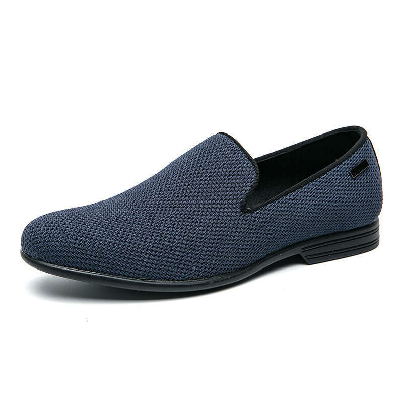 Large size simple breathable 2024 Spring and Autumn new men's business casual set loafers