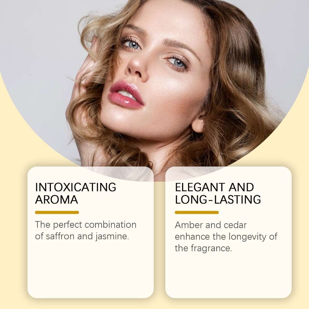 Rocklis Natural Saffron Fragrance - No Additives Long-lasting Jasmine Spray, Phthalate and Paraben Free, Suitable for Fair Skin Tone