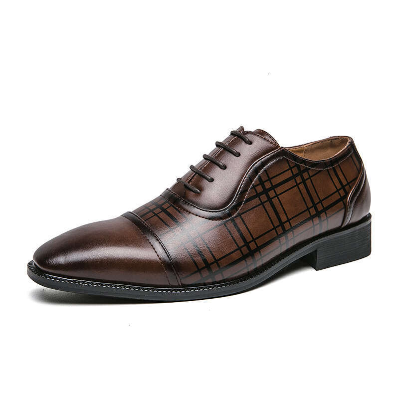 Large 38-46 Casual Leather 2023 Spring and Autumn Season New British Men's Shoes