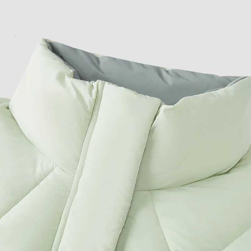 Semir Cotton Padded Jacket Women Diamond Quilted Stand Collar Loose Fit 2025 New Winter Elegant Casual OuterwearT251105