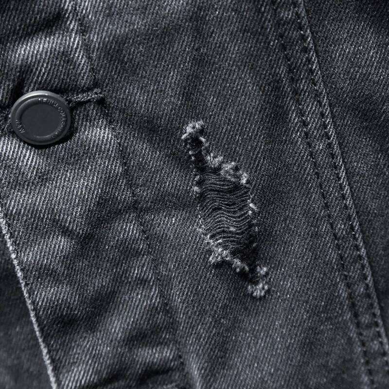 Liner Thicker Winter Black Hooded Denim Outerwear Warm Men Lining Plus Cotton Thick Cowboy Jacket Coat Large Size 5XL