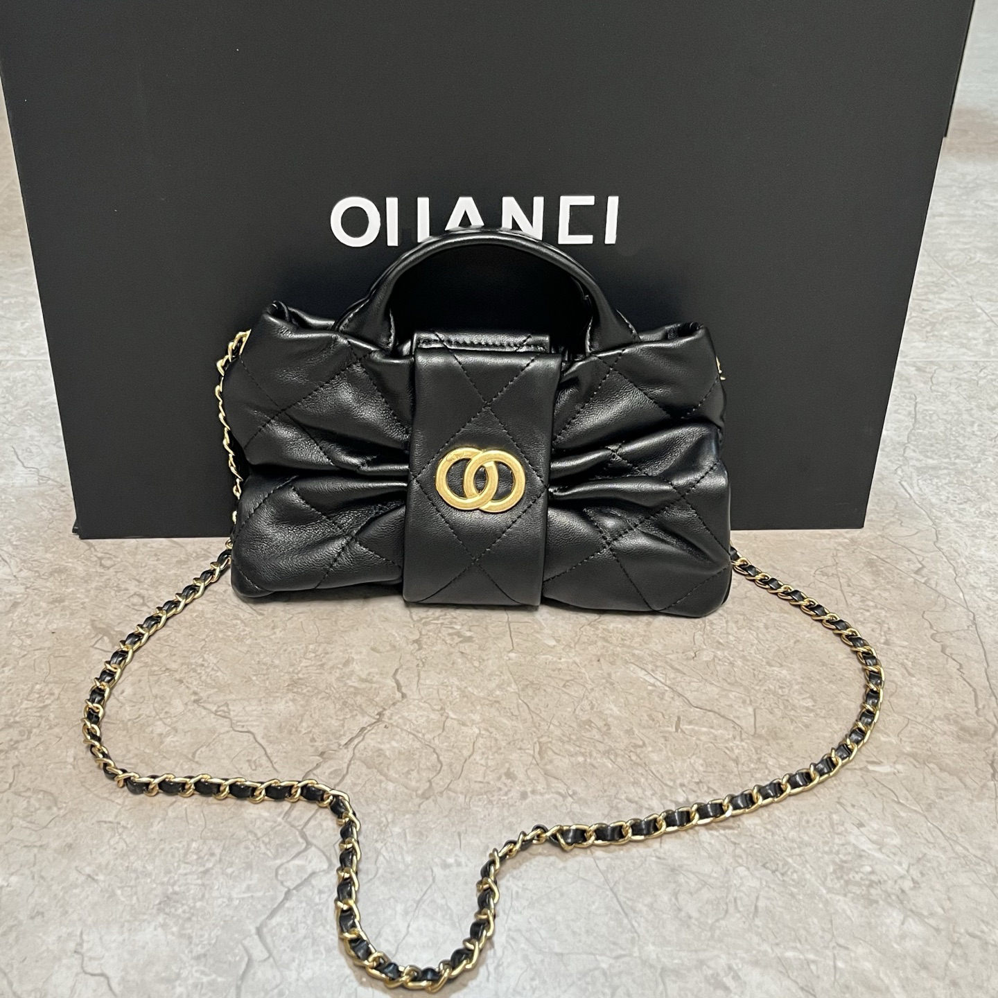 New Top Quality Maxi bow Bag Luxury Designer Velvet Nylon Golden Hardware Shoulder Bag Zipper Closure Handbag Fashion Women Casual Shopping Clutch Bag Purse cc 02