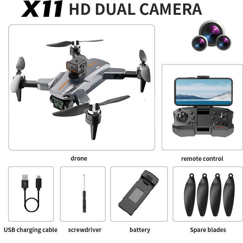 X11MAX brushless water bomb drone optical flow positioning screen remote control high-definition aerial photography