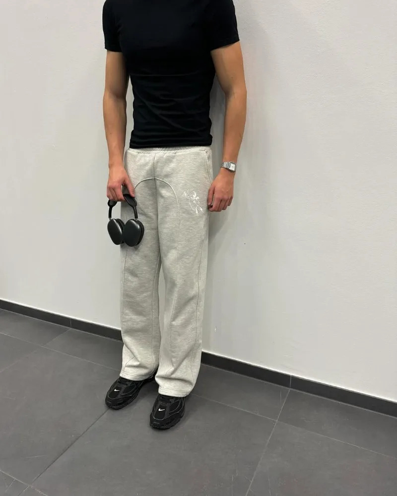 Street Clothing Y2K Mens Pants Harajuku Hip Hop Casual Loose Track Pants Ancient Gothic Street Fashion Couple Casual Pants 250402