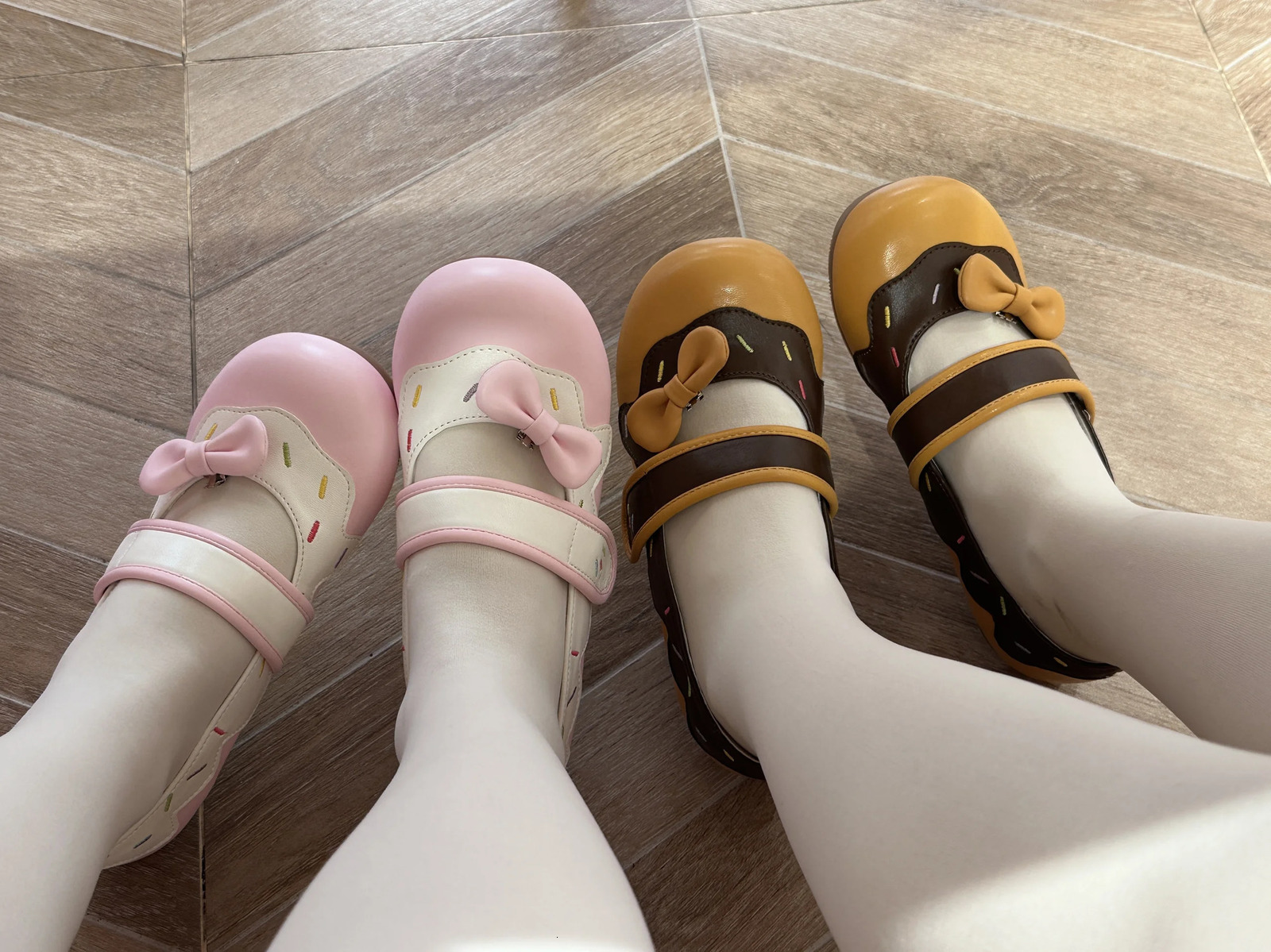 Cute Sweet Flat Shoes Summer Heels Mary Jane Round Head Shoe for Women Casual Chunky Heels Pumps 251103