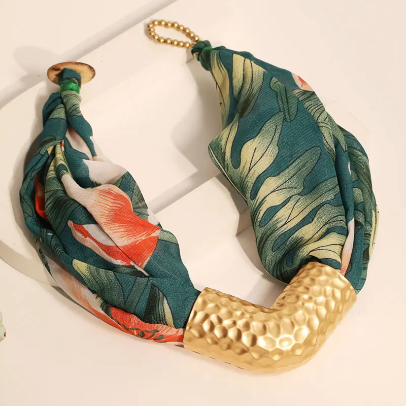 Statement Floral Geometric Necklace for Women Girl Trendy Wedding Party Jewelry Accessory 251031