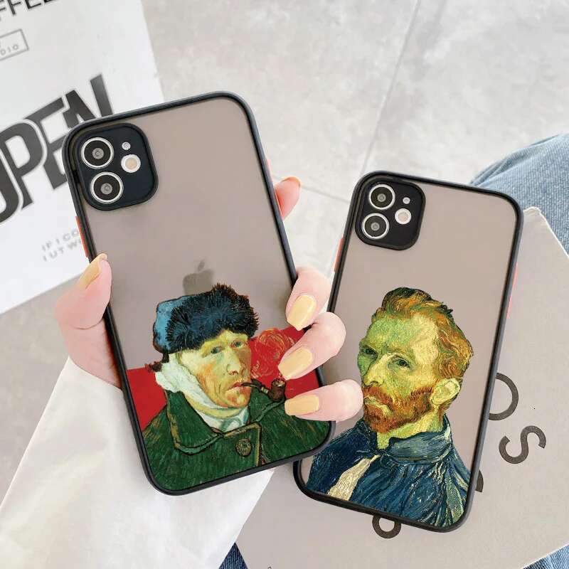 For Coque iphone 7 8 16 15 14 11 12 13 Pro Mini X XR XS Max Phone Cases Art Van Gogh Oil Painting Soft Shockproof Covers