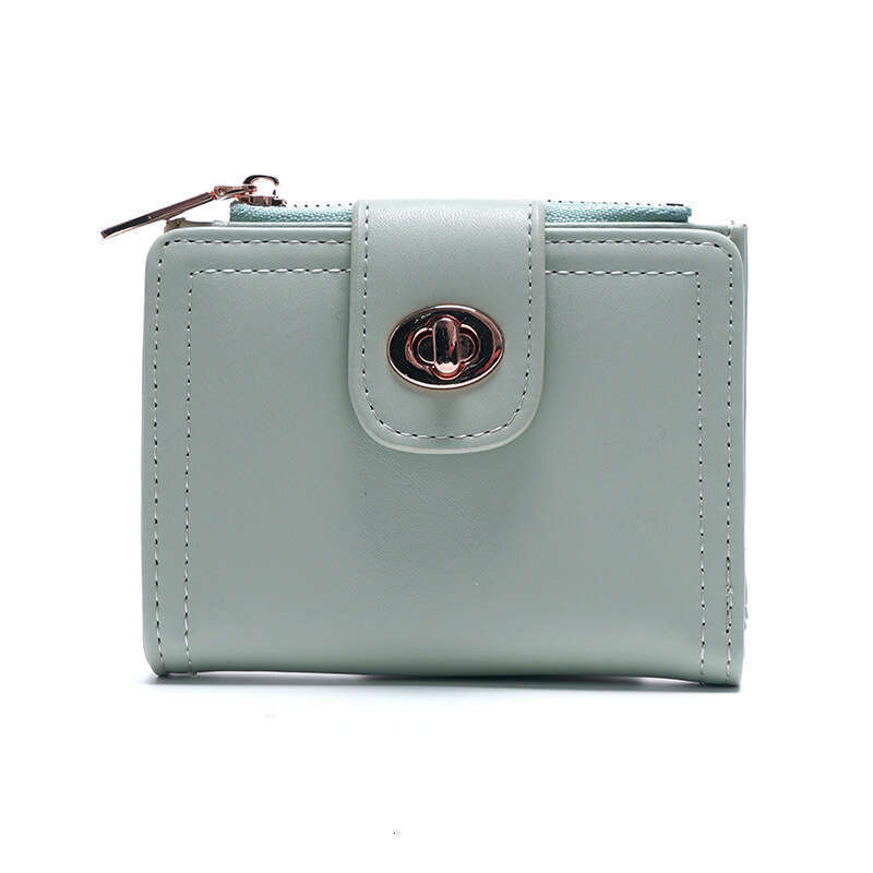 Japanese Style Student Simple Short PU Women's Wholesale Wallet Zipper Multi-Function ID Fashion Coin Purse