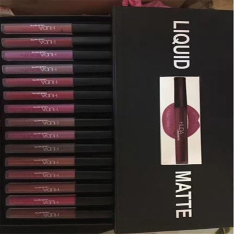 makeup Liquid Matte Lipgloss Lip Gloss makeup Long Lasting Waterproof Lipsticks cosmetic 16 Colors Set Beauty