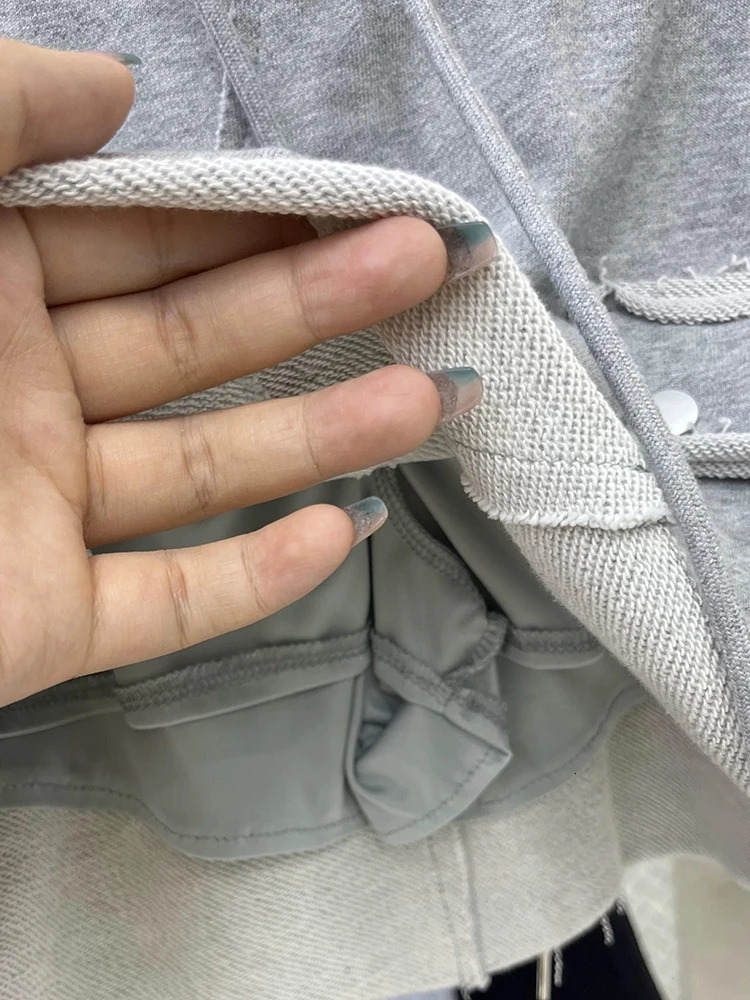 Gyaru Skirt Cute Cargo Mini Skirt Soft Terry Pockets Side Short Skirt for Women Teen- Spring Summer Y2K Acubi Outfit 250402