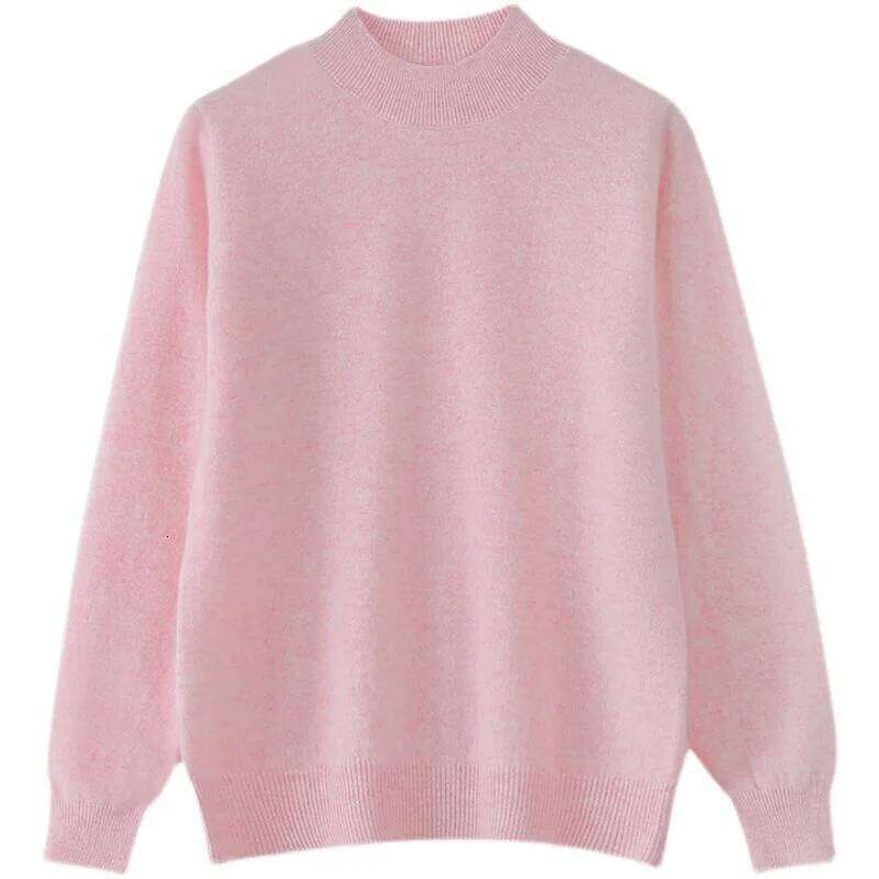 Women's Turtleneck Slim Base Layer Pullovers 2025 Autumn Winter Long Sleeve Knitted Sweater Thick Warm Jumpers Designer Sweater Bear Sweater