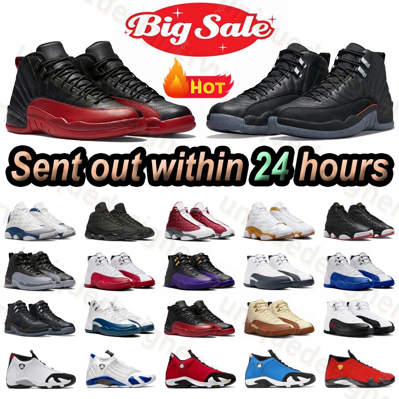 Designer shoes 12s 13s 14s men basketball shoes Military Red Thunder White Cool Grey Game Royal Sneakers Blue sports sneakers 40-47