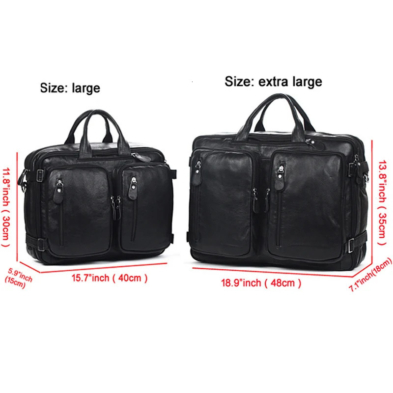 Multifunctional Genuine Leather Backpack Men Bagpack Fashion Male School Travel Bag Large Rucksack M036 251104