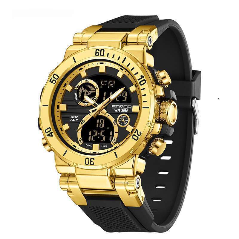 DHwatches Sanda Brand TEMU Student Fashion Alarm Clock Multifunctional Electronic Watch