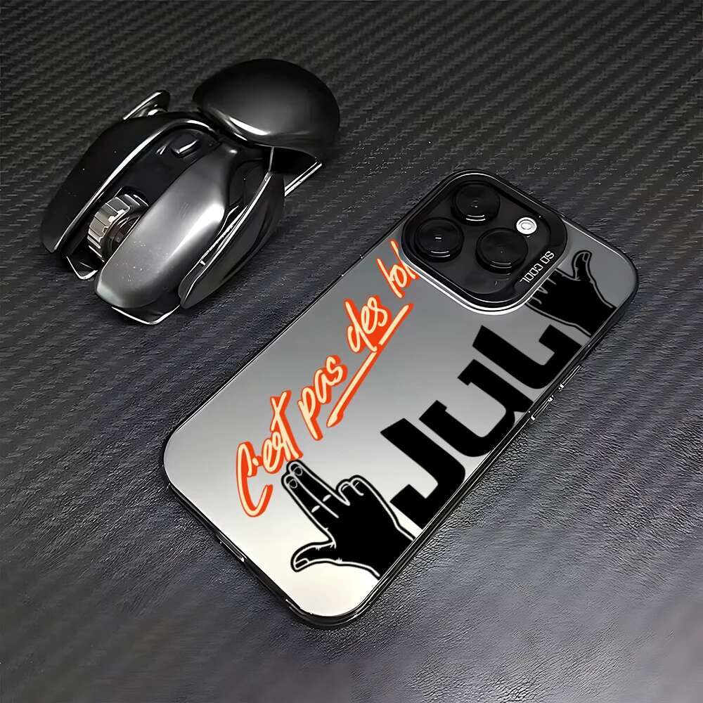 Rapper JuL C'est Pas Des Lol Phone Case For iPhone 15 14 13 12 11 Pro Max X XR XSMAX 8 Plus Candy Matte Shockproof Back Cover
