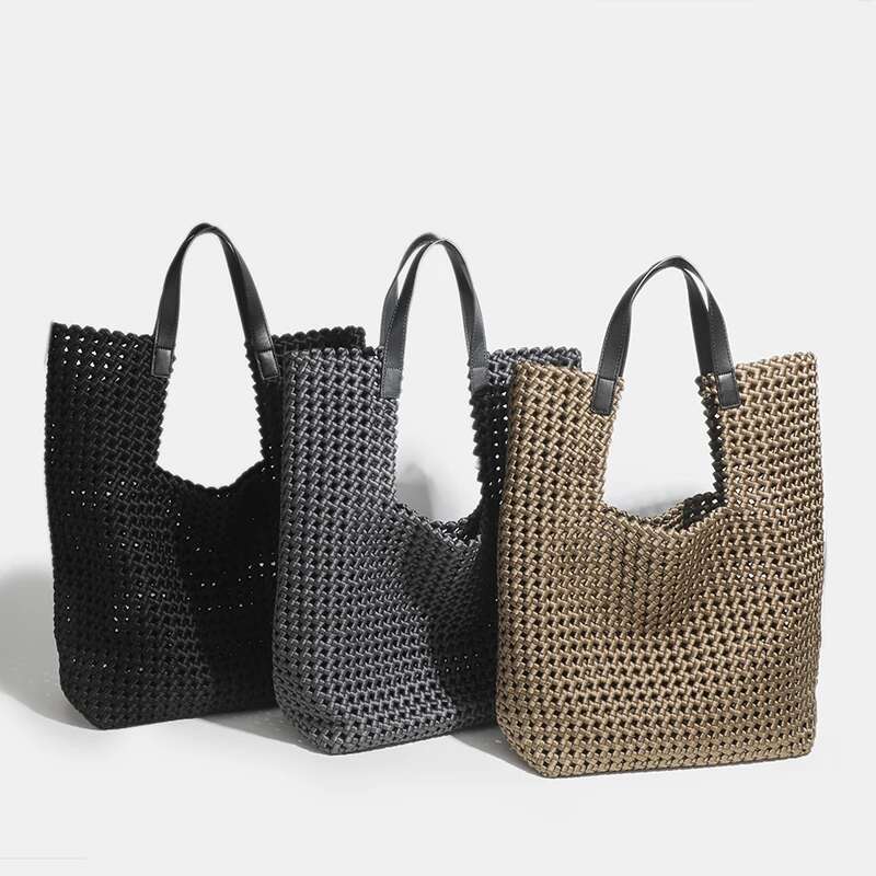 High Quality Ladies Handbags Hotsale Low Prices Pu Leather Daily Woven Handbag For Women Brand