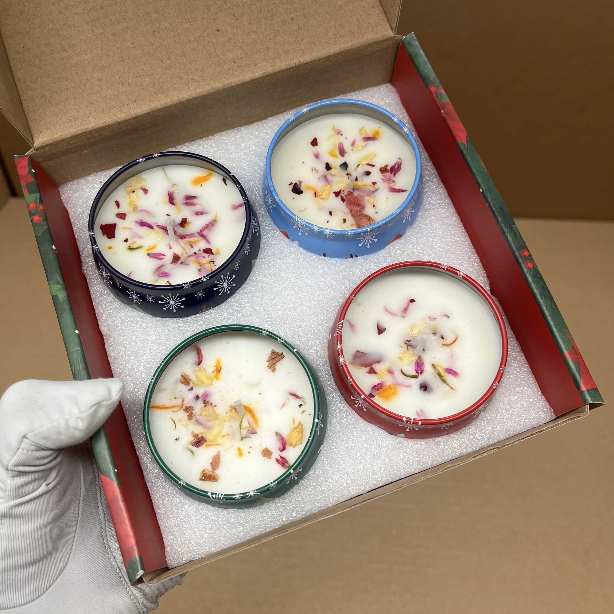 Best Christmas Gift Soy Wax Creative Nordic Home Fragrance Aromatherapy Candle Scented Candle C251105