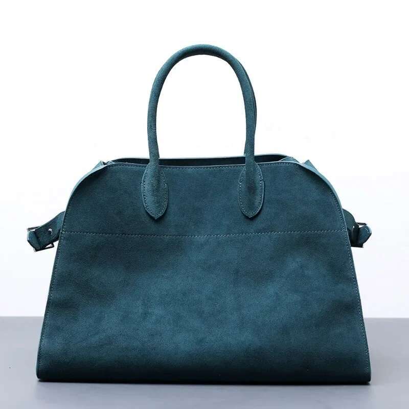 Bags Women Natural Suede Handbag For Women Nubuck Cow Leather Large Capacity Casual Tote Bag Solid Commute