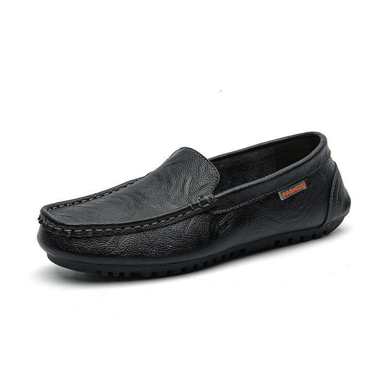 Large size cowhide bean sizes 37-47, lazy driving men, new British casual shoes for men