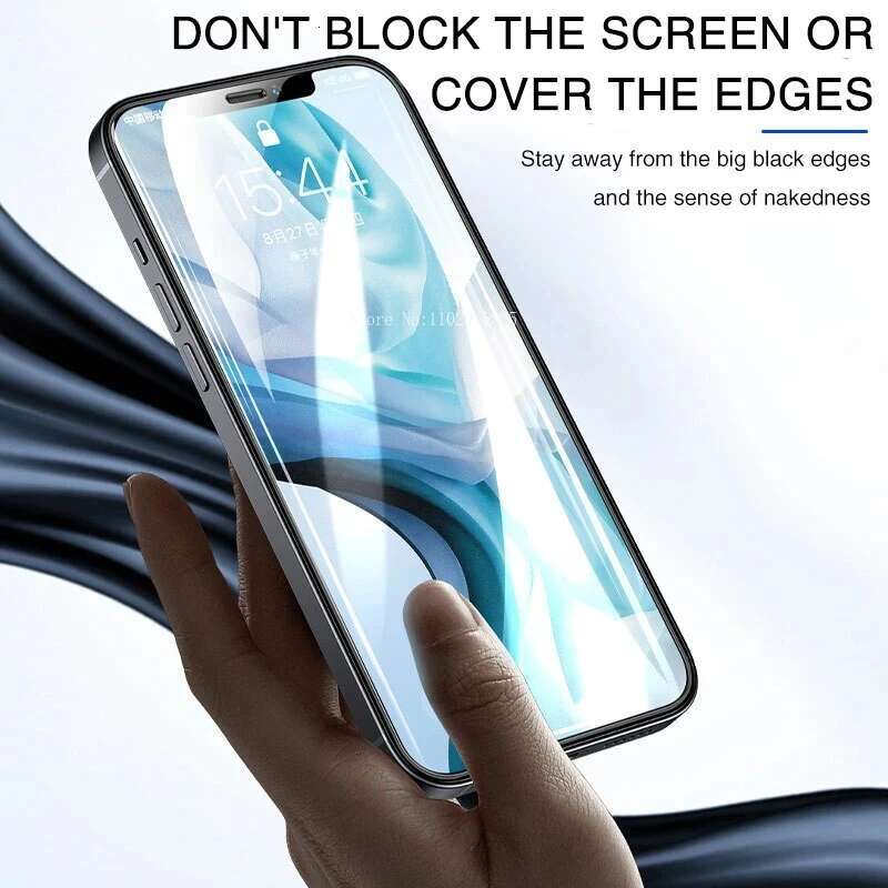 4PCS 9D Full Cover Tempered Glass 11 12 14 Pro Max 16 15 Plus Screen Protector For iPhone 13 Mini XR XS MAX