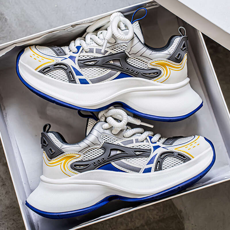 Cross-Border Large Size Spring and Autumn New Casual Running Sports for Men Height-Increasing Thick-Soled Forrest Gump Dad Shoes Trendy Style