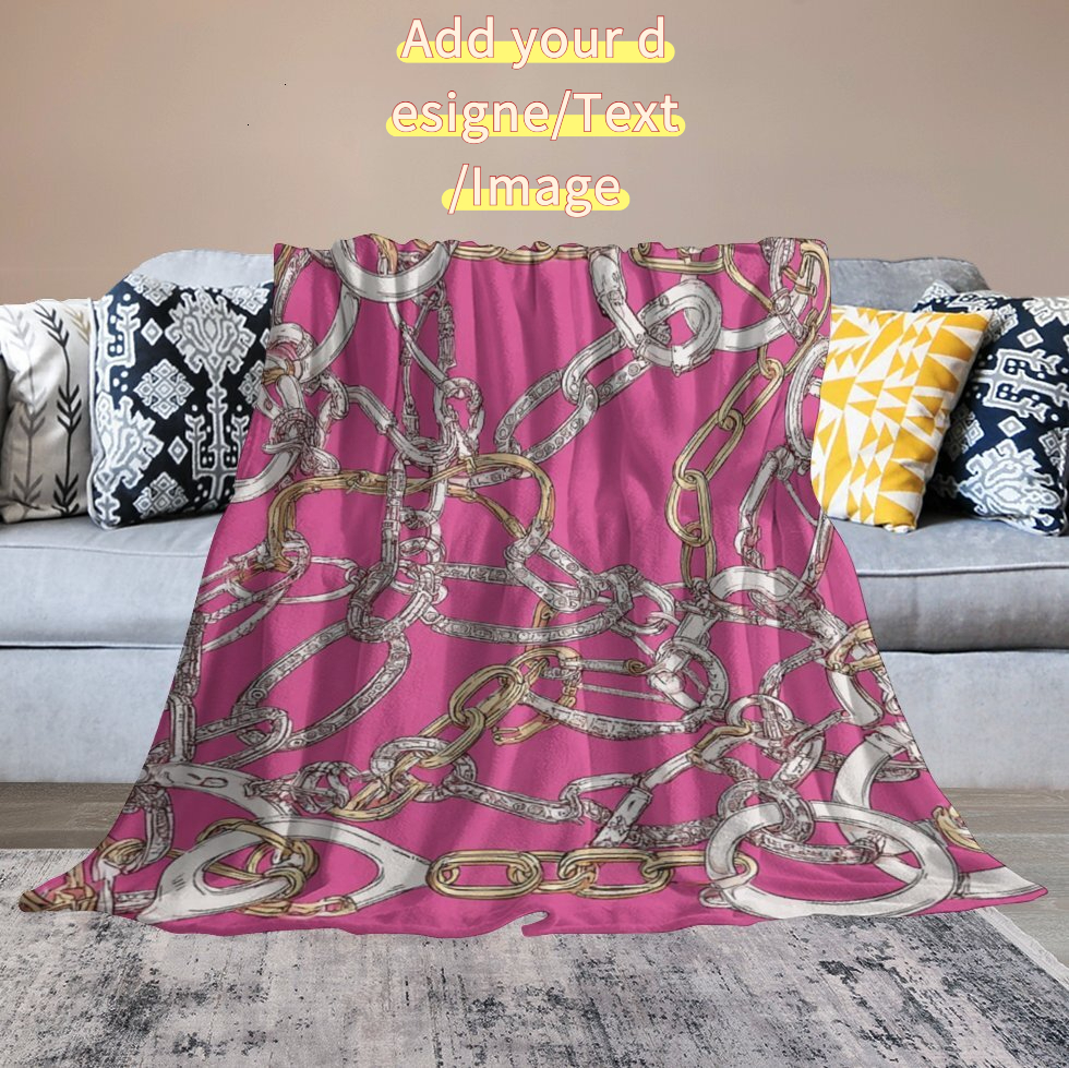 Custom H Designer Horse blanket blanket throw cashmere vibration blanket copert Home Travel Throw Summer Air Conditioner Beach home bedding blankets t