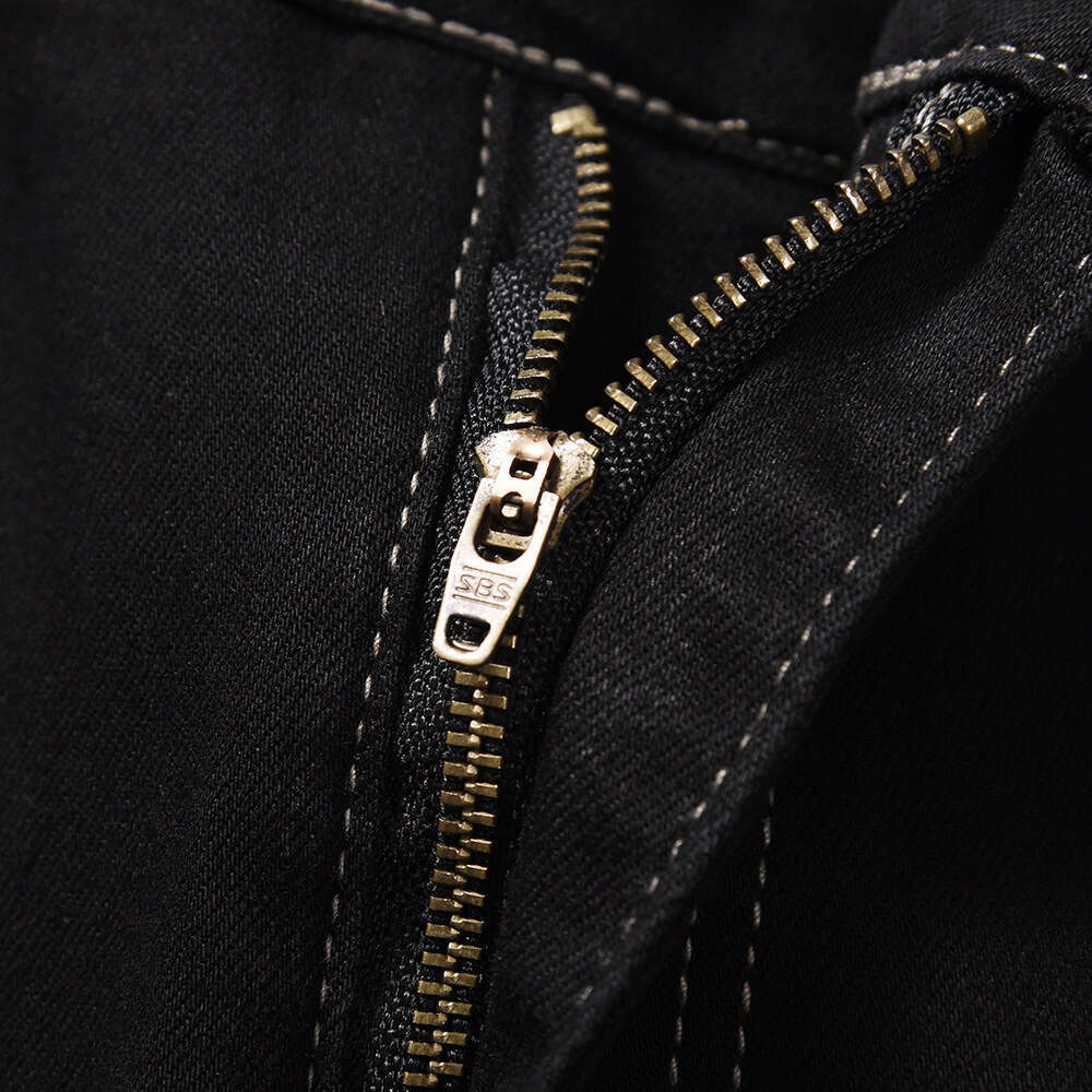 Vibe American High Street Flared Jeans for Men Trendy Fashion Cool Loose Stitched Wide Leg Bell Bottom Pants