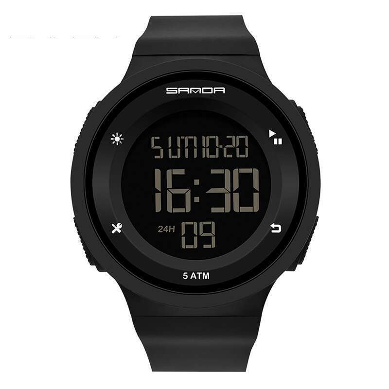DHwatches Sanda Casual for Men and Women, Multi-Functional Countdown, Luminous Outdoor Hiking Sports Electronic Watch, Diving Waterproof Watch