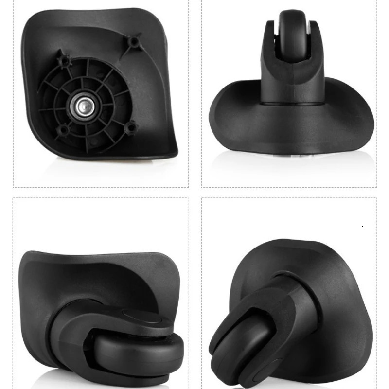 2Pcs Suitcase Wheels Luggage Spinner Caster Silent Luggage Wheels Replacement Wheels Customs Box Trolley Accessories 251031