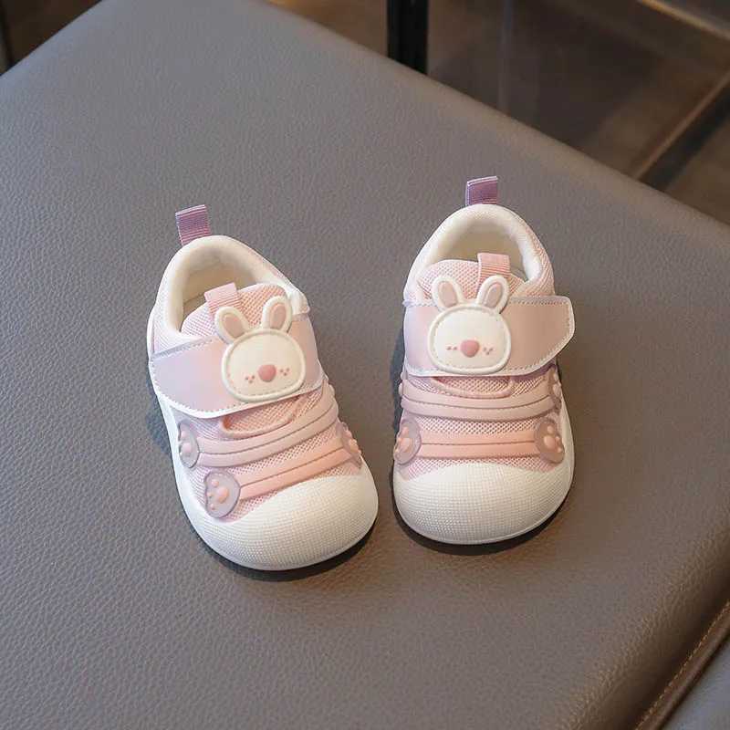 Baby Casual Shoes Cute Animals Toddler Walking Shoes Mesh Breathable 2025 New Fashion Kids Sports Shoes Toes Capped Soft SoleT251105