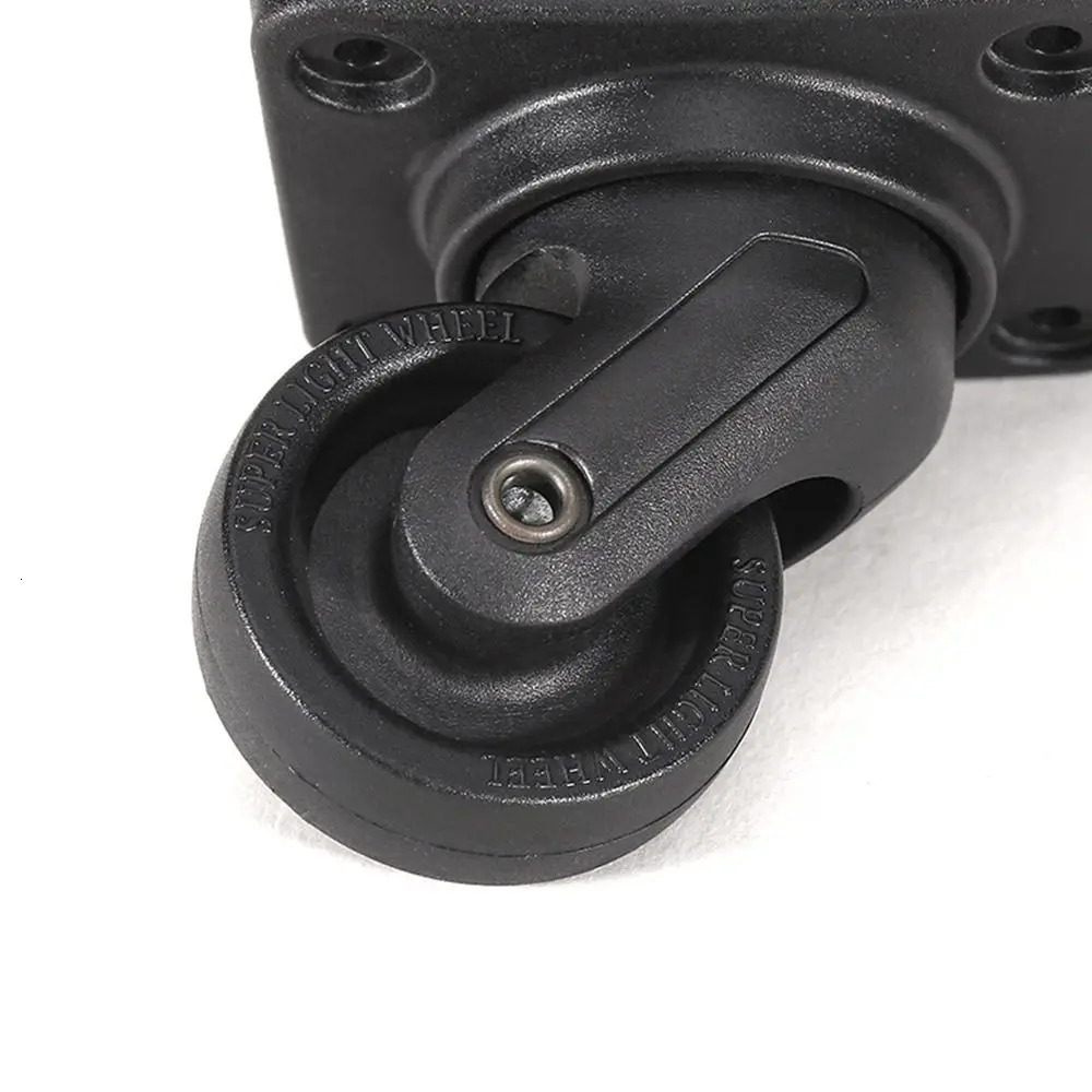 1Pc Luggage Universal Wheel Black Plastic Suitcase Pulley Replacement Trolley Suitcase Universal Wheel Durable Luggage Accessory 251031