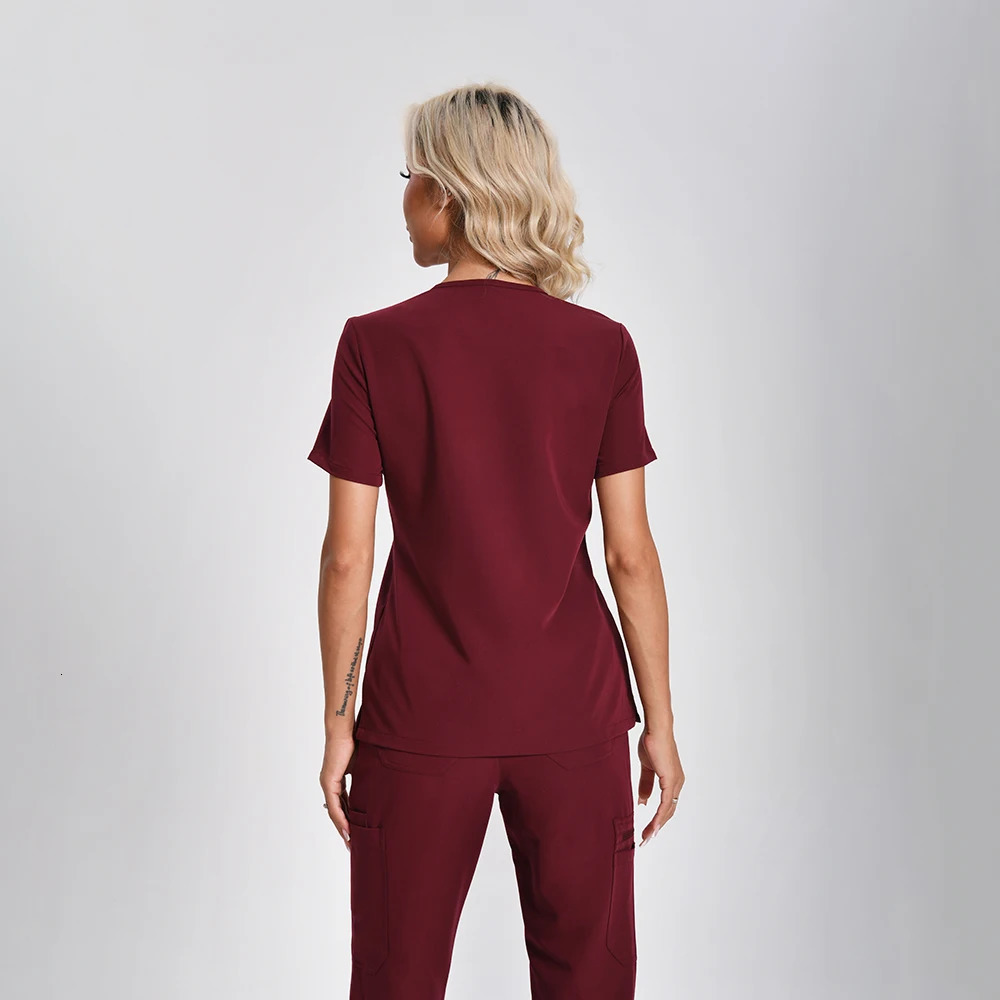 KUNGFU SCRUBS nursing clothes women workwear nurses scrubs set softness anti-wrinkle uniform antibacterial gown 251104