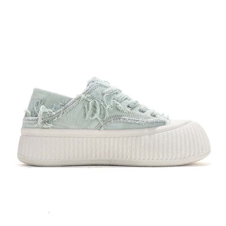 2025 Jifffly Women's Slip-on Shoes Biscuit Style Super Eye-catching Canvas Material Korean Trendy Versatile Casual Shoes