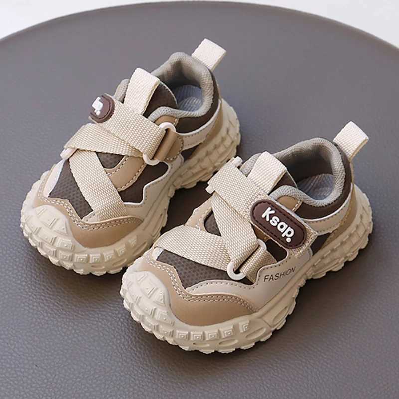 Autumn Sport Shoes For Children PU Leather Trend Fashion Kids Sneakers Ergonomics Breathable Boys Girls Running ShoesT251105