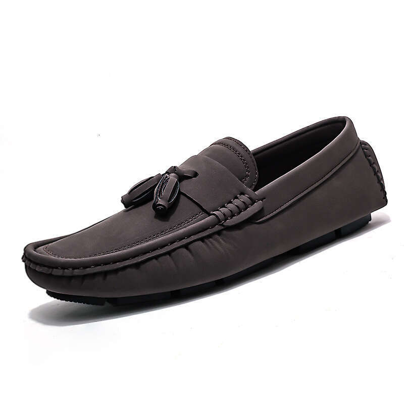 Large size new British fashion tassel bean 39-46 comfortable breathable casual men's shoes