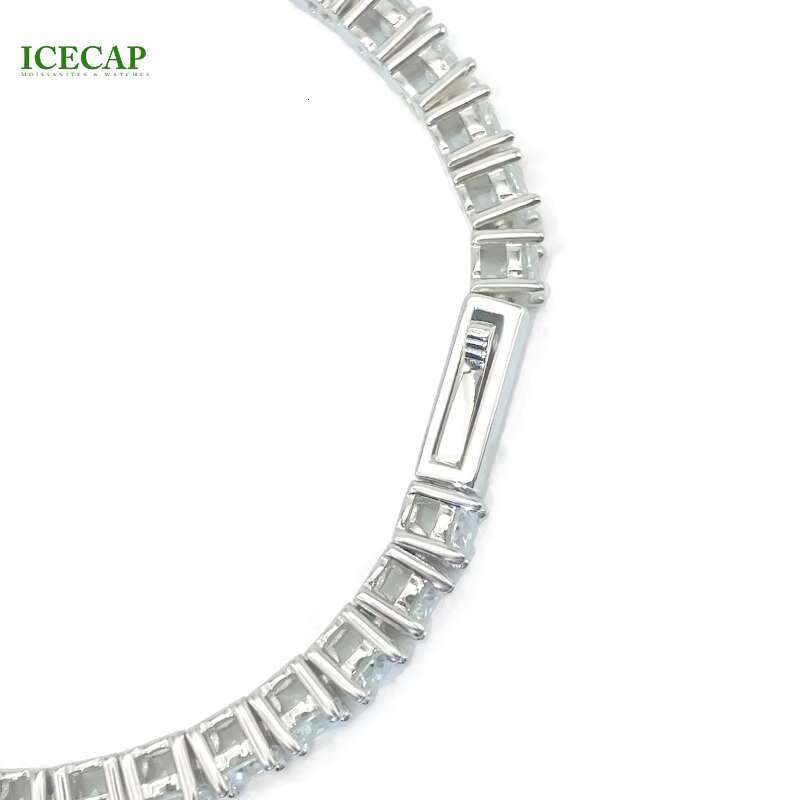 Wholesale Friendship Tennis Lab Diamond Bracelet Custom 925 Sterling Silver Bracelet Moissanite Iced Out Bracelet for Women