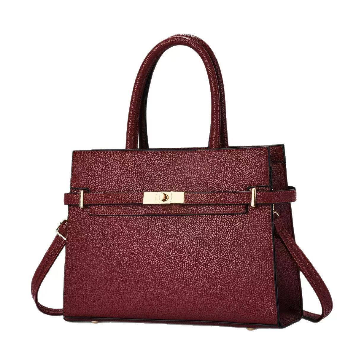 Lanjia COCIO Designer Shoulder Bags New Handheld Solid Color High Quality Womens Genuine Leather Lady Bag001