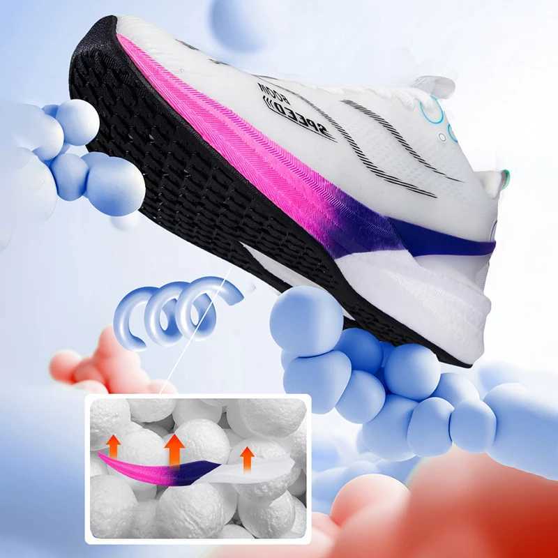 2025 New Men Running Shoes Carbon Board Marathon Shoes Wen Shock Absorption tra-Light Rebound Sports Shoes Y251104