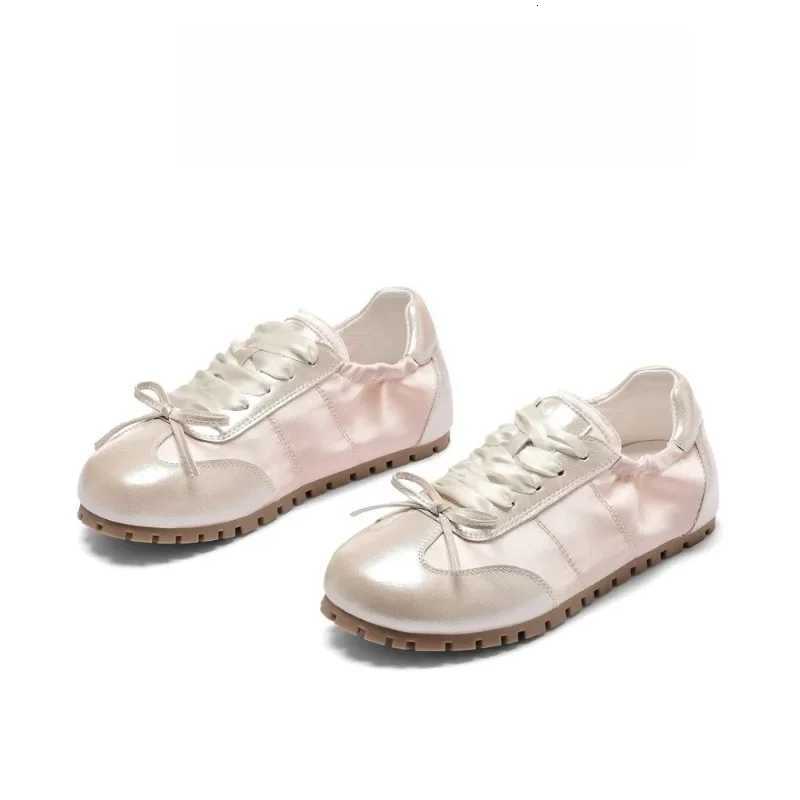 New Spring Wen Ballet Flats Fion Elegant Round Toe Cross Strap Shoes Ladies Cfort Street Style Soft Sole Balleri Shoes Y251105