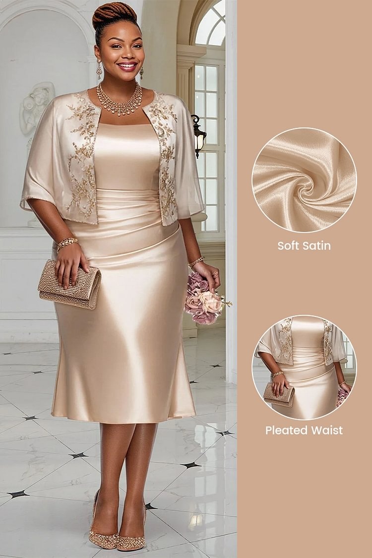 Plus Size Dusty Rose Long Sleeves Evening Dresses Short Lace Prom Gowns Special Occasions Short Prom Party Gowns Weddings Guest Formal Women Outfit