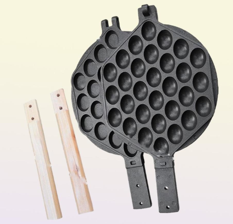 10 Packs Nonstick Hongkong Eggettes Egg Waffle Plate Bubble Waffle Iron Mould Mold Pan5101747