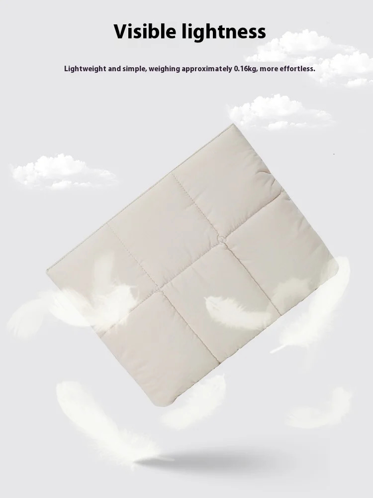 Puffy Laptop Bag 13 14 15 156 16 Inch For Shorkproof Resistant Ultra Light Fluffy Notebook Sleeve Poouch Case 251105