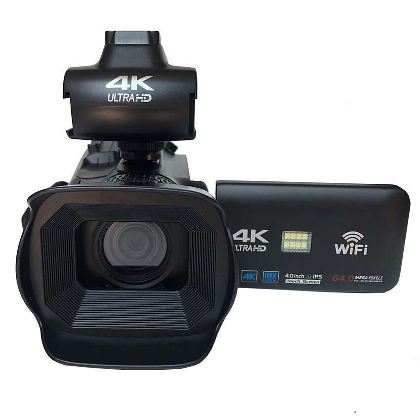 New 4.0"Touch Screen Digital Video YouTube Camcorder 4K Ultra HD camera 64MP Streaming Camera