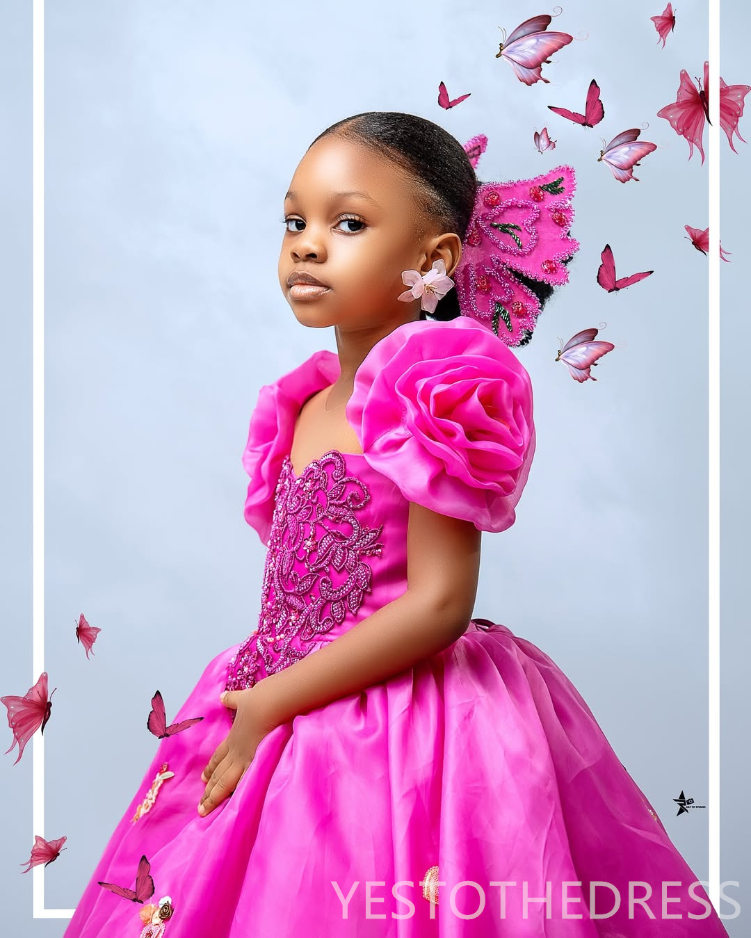 2026 Fuchsia Flower Girl Dresses Children Birthday Dress Illusion Sheer Neck Beaded Sequined Lace Appliqued Flora Tiered Tulle Ball Gown For Marriage 