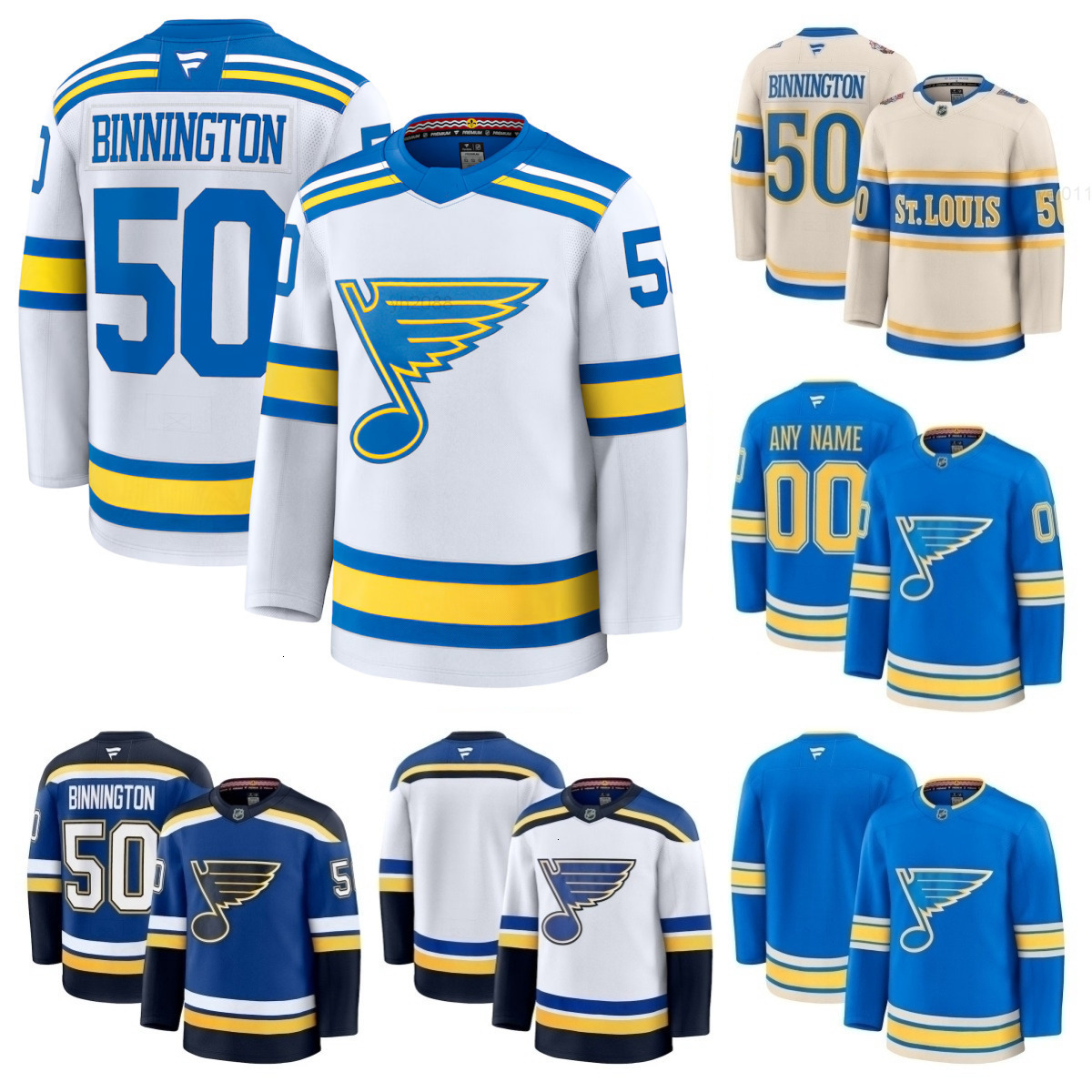 Jimmy Snuggerud Blues Jersey Hockey Jake Neighbours Robert Thomas Pius Suter Brayden Schenn Nathan Walker Pavel Buchnevich Colton Parayko Mathieu Joseph