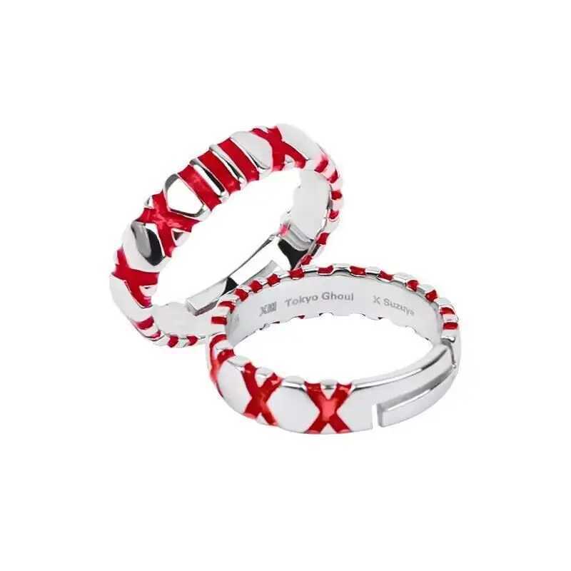 Anime Cos Tokyo Ghoul JUZO SUZUYA REI Boy Adjustable Finger Ring For Women Men Cosplay Jewelry Accessory Gifts Z250407